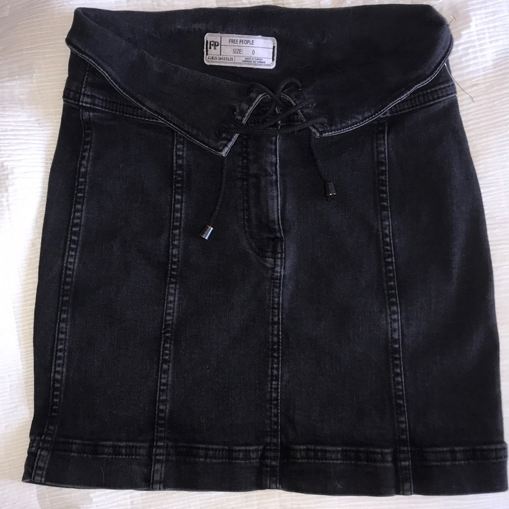 Free People High Waisted Corset Skirt